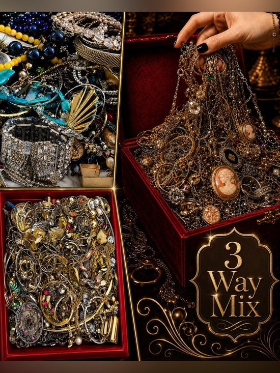 Jewelry - 🚨 5 LB 3-Way Jewelry Lot | Tangled + Curated + Organic Pull | Reseller